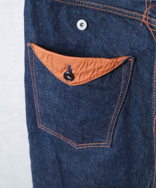 KATO'AAA(カトートリプルエー)の「【KATO'/カトー】AAA 163 ONE WASH DENIM Vintage Narrow Straight Fit ヤマポケット デニムパンツ KP0125DOW(デニムパンツ・メンズ・ワンウォッシュ・36inch/30inch/31inch/32inch)」の14枚目の写真