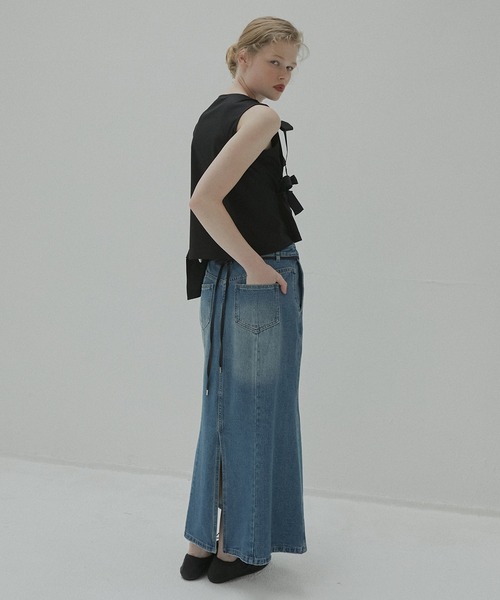 セール】フレアデニムスカート / Flared Denim Skirt（スカート
