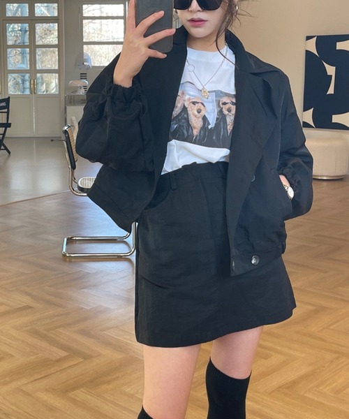 Girly Doll（ガーリードール）の「フォトプリントTシャツ（Tシャツ/カットソー・レディース・ホワイト/ブラック・F）」の11枚目の写真