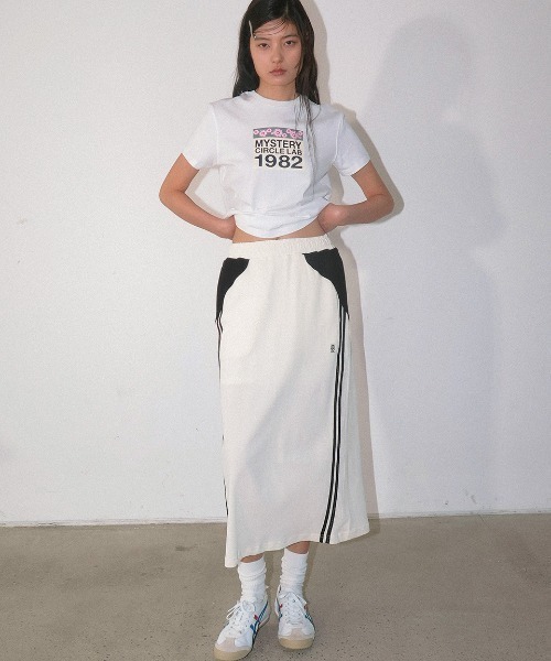Kijun(キジュン)の「Kijun/キジュン/Football Jersey Long Skirt(スカート・レディース・アイボリー・S/M)」の5枚目の写真