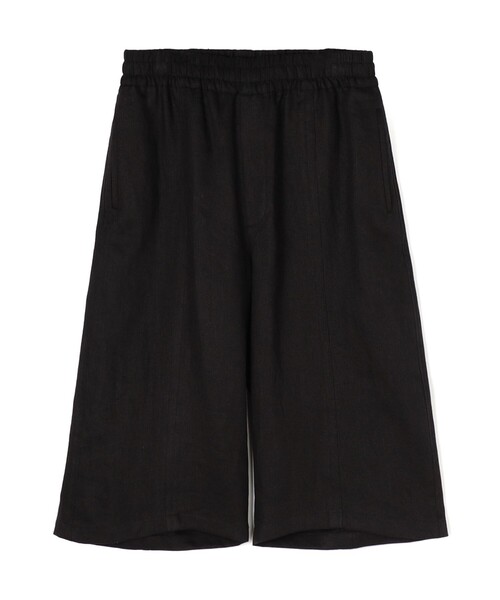 EDITION(エディション)の「リネンツイル オーバーショーツ(その他パンツ・メンズ・ブラック・M/S)」の1枚目の写真