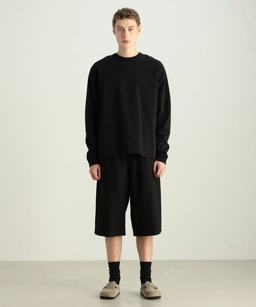 EDITION(エディション)の「リネンツイル オーバーショーツ(その他パンツ・メンズ・ブラック・M/S)」の3枚目の写真