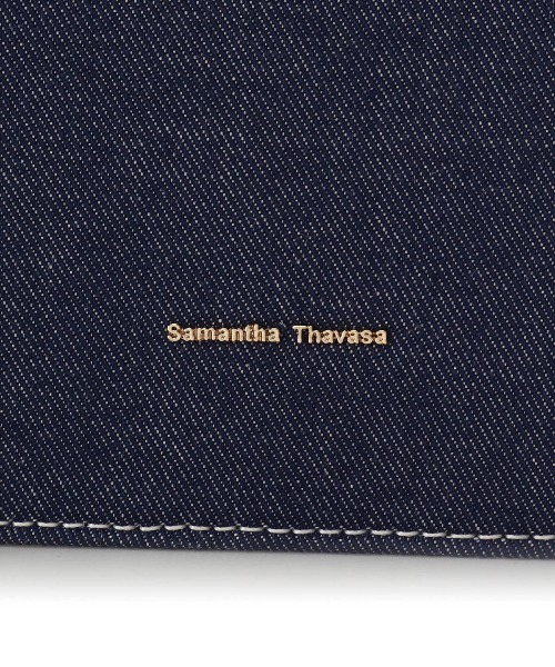 Samantha Thavasa(サマンサタバサ)の「デニム調エムシュシュⅢ トートバッグ(トートバッグ・レディース・ホワイト/キャメル・FREE)」の12枚目の写真