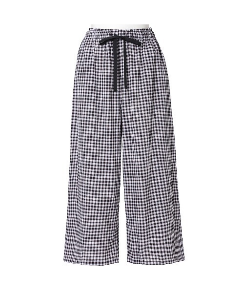 KID BLUE（キッドブルー）の「キッドブルー -２５シャーリングギンガム -長袖パジャマ -KNBK568 -kidblue（ルームウェア/パジャマ・レディース・ブラック/グリーン系その他・M/L）」の6枚目の写真