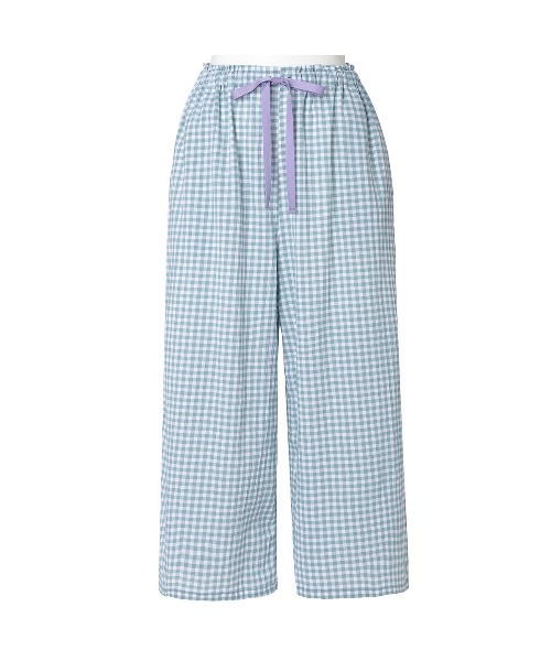KID BLUE（キッドブルー）の「キッドブルー -２５シャーリングギンガム -長袖パジャマ -KNBK568 -kidblue（ルームウェア/パジャマ・レディース・ブラック/グリーン系その他・M/L）」の12枚目の写真