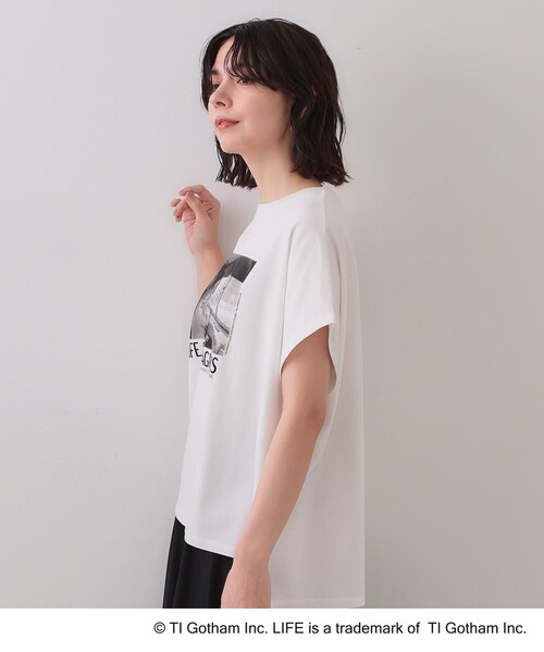 OPAQUE.CLIP / オペーク ドット クリップ 【LIFE（ライフ）】フォトTシャツ セール】【LIFE（ライフ）】フォトTシャツ（Tシャツ/カットソー
