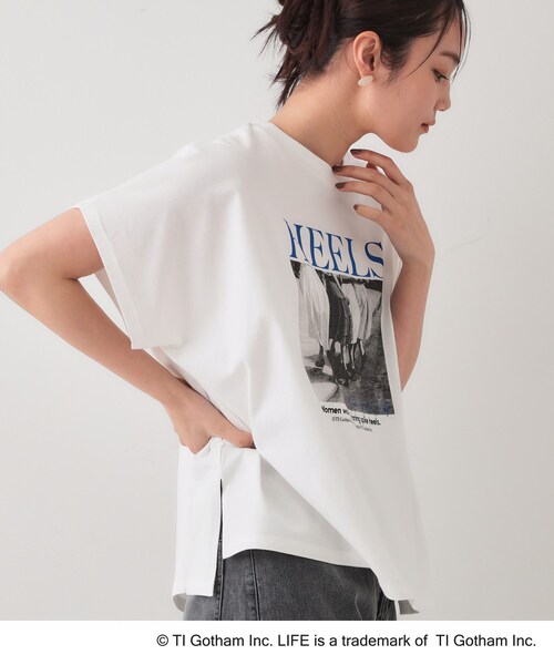 OPAQUE.CLIP / オペーク ドット クリップ 【LIFE（ライフ）】フォトTシャツ セール】【LIFE（ライフ）】フォトTシャツ（Tシャツ/カットソー