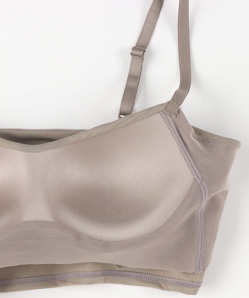 WING(ウイング)の「「シンクロハーフトップ」ノンワイヤーブラ(ブラジャー・レディース・ベージュ/ピンク/ナチュラル/ブラック・M/L/LL/3L)」の19枚目の写真