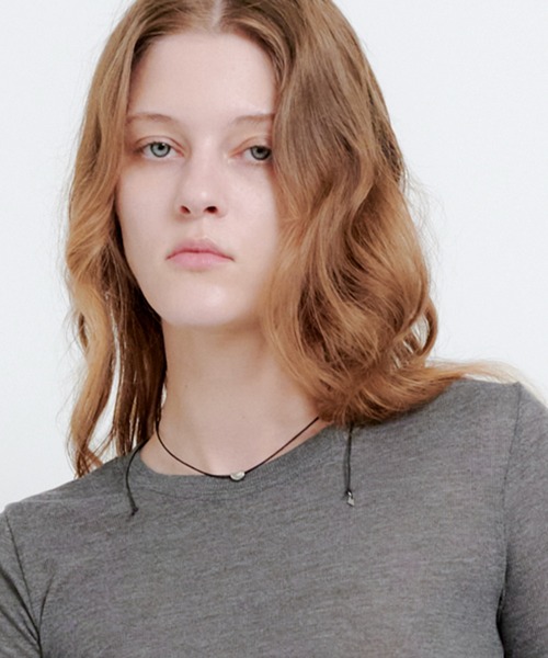 kiehtova（キエトヴァ）の「【kiehtova】BEANS CORD CHOKER/ビーンズ コードチョーカー KT19（チョーカー・レディース・ブラック・FREE）」の2枚目の写真