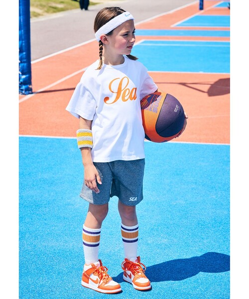 Smoothy（スムージー）の「SMOOTHY × WIND AND SEA / SEA Tシャツ 2025SS（90～160cm）（Tシャツ/カットソー・キッズ・ブラック/ホワイト・M(110-120㎝)/L(130-140㎝)/S(90-100㎝)）」の3枚目の写真