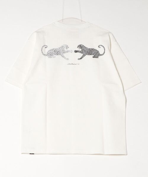 FAT（エフエイティー）の「H.R. "LEOPARD"（Tシャツ/カットソー・メンズ・ホワイト/オリーブ/ブラック・SKINNY(L)/TITCH(M)/JUMBO(XXL)/FAT(XL)）」の4枚目の写真