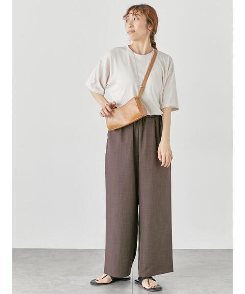 Lugnoncure（ルノンキュール）の「パターンメッシュTシャツ（Tシャツ/カットソー・レディース・ブラック/チャコールグレー/ブルー/オフホワイト・F）」の12枚目の写真