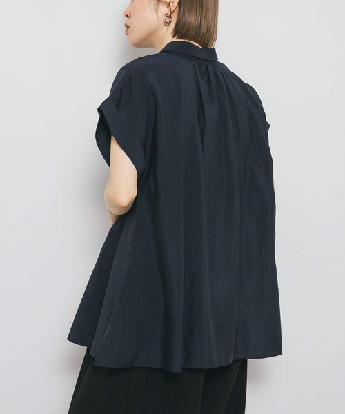 KBF（ケイビーエフ）の「スリーブレスタックフレアブラウス（シャツ/ブラウス・レディース・ネイビー/ピンク/アイボリー・ONE）」の12枚目の写真