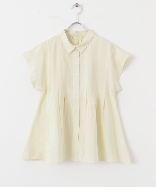 KBF（ケイビーエフ）の「スリーブレスタックフレアブラウス（シャツ/ブラウス・レディース・ネイビー/ピンク/アイボリー・ONE）」の22枚目の写真