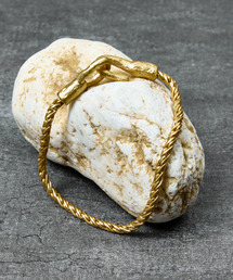 GILD（ギルド）の「GILD ギルド / Twist double chain atypical hook bracelet シルバー925ツイストダブルチェーンエイティピカルフックブレスレット / G251-BR04（ブレスレット）」