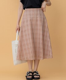 ラメシアーチェック スカート