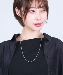 【TOMWOOD(トムウッド)】Curb Chain Slim シルバーネックレス 24.5 inch ユニセックス