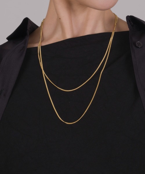 Curb Chain 24k GF ネックレス 60cm