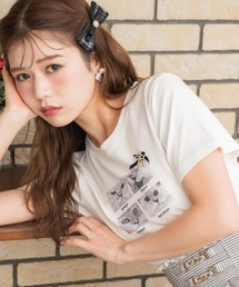 CATプリントミ二Tシャツ