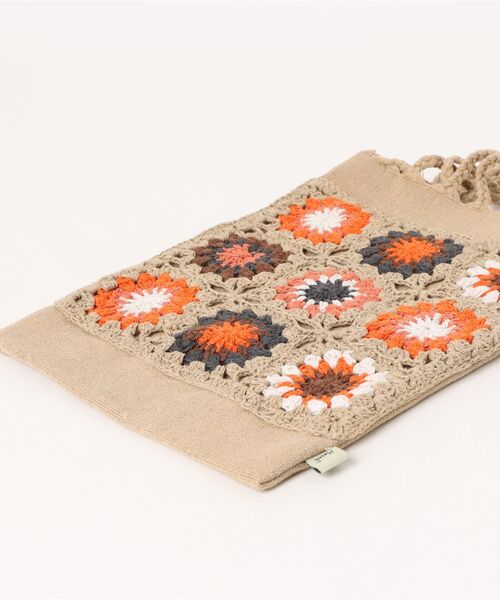 チャイハネ（チャイハネ）の「【チャイハネ】クロシェンショルダーバッグ（ショルダーバッグ・レディース・ホワイト/ベージュ/ブラック・FREE）」の6枚目の写真