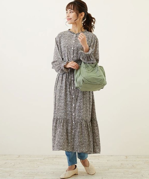 ROOTOTE(ルートート)の「ルートート ROOTOTE 2673 NA.ルーショッパー.マルシェミニ-B(トートバッグ・レディース・ブラウン/ネイビー/ダークベージュ・FREE)」の6枚目の写真
