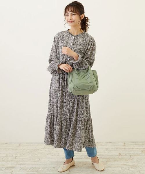 ROOTOTE(ルートート)の「ルートート ROOTOTE 2673 NA.ルーショッパー.マルシェミニ-B(トートバッグ・レディース・ブラウン/ネイビー/ダークベージュ・FREE)」の7枚目の写真