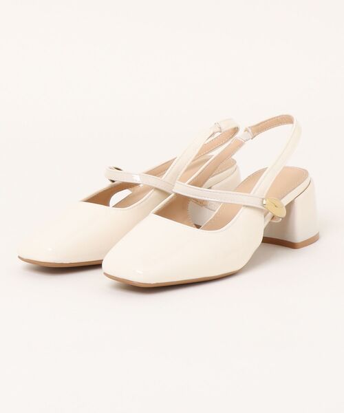 aimoha(アイモハ)の「ストラップパンプス (SS)(パンプス・レディース・ブラック/ホワイト・24.5cm/23.0cm/24.0cm/25.0cm/23.5cm)」の13枚目の写真