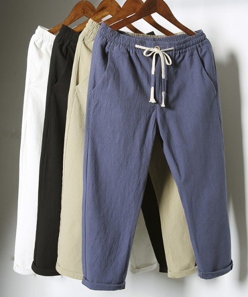 Bling Leads(ブリングリーズ)の「Z)【BLINGLEADS】IZSSM-23-005 EAZYクロップドPANT(その他パンツ・メンズ・ネイビー・FREE)」の3枚目の写真