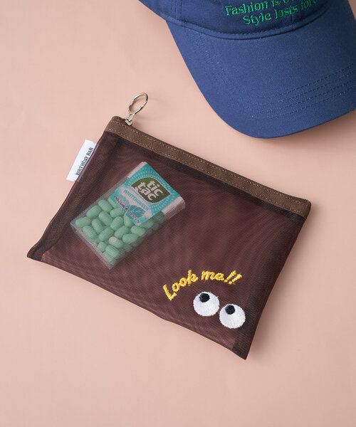 おめめ 刺繍メッシュポーチ（ポーチ）｜BIRTHDAY BAR