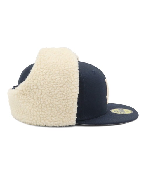 NEW ERA（ニューエラ）の「ニューエラキャップ 59FIFTYドッグイヤー 球団ボアフリース（キャップ・メンズ・ブラウン/ネイビー/ブラック/ネイビー系・7 3/4/7 5/8/7 1/2/7 3/8/8/7 1/4/7 1/8）」の6枚目の写真