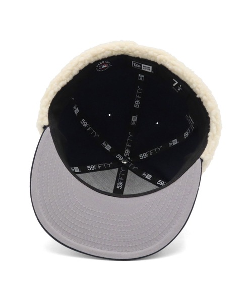 NEW ERA（ニューエラ）の「ニューエラキャップ 59FIFTYドッグイヤー 球団ボアフリース（キャップ・メンズ・ブラウン/ネイビー/ブラック/ネイビー系・7 3/4/7 5/8/7 1/2/7 3/8/8/7 1/4/7 1/8）」の8枚目の写真
