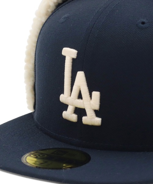 NEW ERA（ニューエラ）の「ニューエラキャップ 59FIFTYドッグイヤー 球団ボアフリース（キャップ・メンズ・ブラウン/ネイビー/ブラック/ネイビー系・7 3/4/7 5/8/7 1/2/7 3/8/8/7 1/4/7 1/8）」の9枚目の写真
