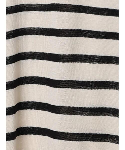 Lugnoncure（ルノンキュール）の「【接触冷感】無地/柄アソートVネックカーディガン（カーディガン/ボレロ・レディース・オレンジ/ネイビー/オフホワイト/ブルー/ブラック・F）」の6枚目の写真