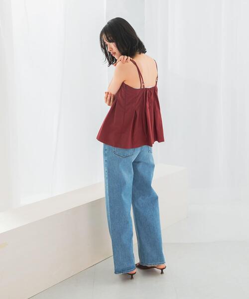 URBAN RESEARCH ROSSO WOMEN(アーバンリサーチ ロッソ)の「撥水UVデザインタックキャミソール(キャミソール・レディース・ブラック/ブラウン系その他・FREE)」の6枚目の写真