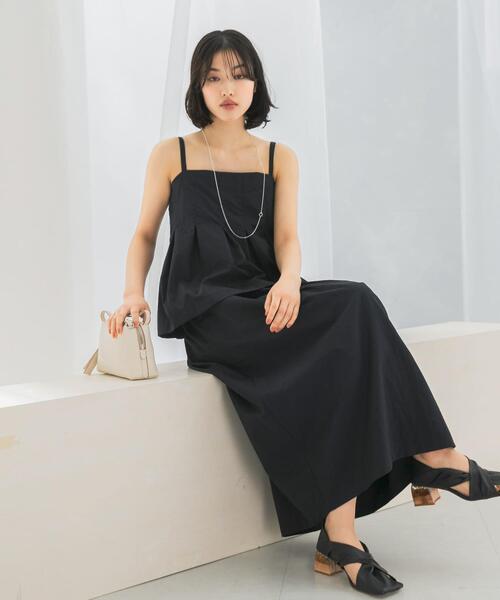 URBAN RESEARCH ROSSO WOMEN(アーバンリサーチ ロッソ)の「撥水UVデザインタックキャミソール(キャミソール・レディース・ブラック/ブラウン系その他・FREE)」の10枚目の写真