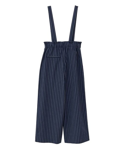 Green Parks(グリーンパークス)の「綿麻混2WAY サス付きZIPパンツ(その他パンツ・レディース・杢グレー/ストライプ/チェック・FREE)」の14枚目の写真