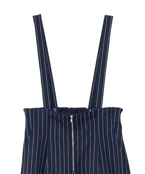 Green Parks(グリーンパークス)の「綿麻混2WAY サス付きZIPパンツ(その他パンツ・レディース・杢グレー/ストライプ/チェック・FREE)」の13枚目の写真