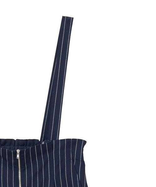 Green Parks(グリーンパークス)の「綿麻混2WAY サス付きZIPパンツ(その他パンツ・レディース・杢グレー/ストライプ/チェック・FREE)」の12枚目の写真