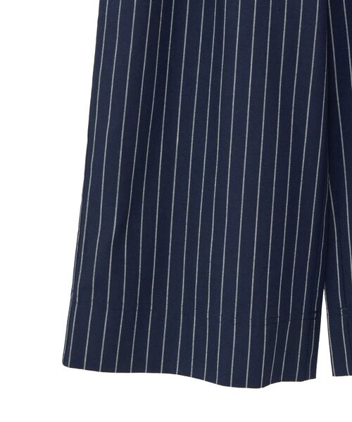 Green Parks(グリーンパークス)の「綿麻混2WAY サス付きZIPパンツ(その他パンツ・レディース・杢グレー/ストライプ/チェック・FREE)」の11枚目の写真