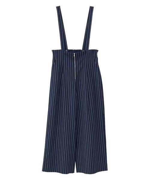 Green Parks(グリーンパークス)の「綿麻混2WAY サス付きZIPパンツ(その他パンツ・レディース・杢グレー/ストライプ/チェック・FREE)」の5枚目の写真