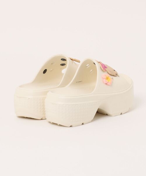 VIBGYOR(ヴィブジョー)の「【Sanrio】サンリオキャラクターズ花飾り付き厚底ヒールサンダル(MA)(サンダル・レディース・ブラック/ピンク/ホワイト/パープル・L/M)」の18枚目の写真