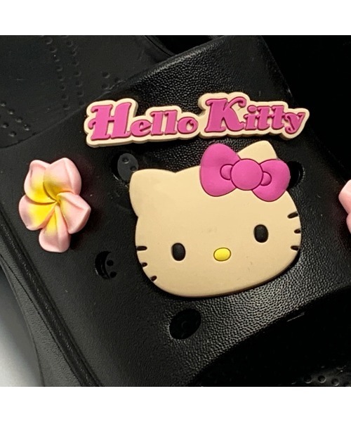 VIBGYOR(ヴィブジョー)の「【Sanrio】サンリオキャラクターズ花飾り付き厚底ヒールサンダル(MA)(サンダル・レディース・ブラック/ピンク/ホワイト/パープル・L/M)」の22枚目の写真