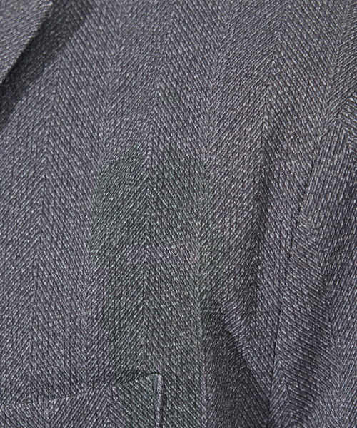 ABAHOUSE GRAY(アバハウスグレイ)の「【セットアップ対応 / 軽量 / ハイパーストレッチ】ワッシャー プリント ジャケット / サマージャケット(テーラードジャケット・メンズ・ブラック系その他/チャコールグレー/ネイビー・44/46/48/50)」の19枚目の写真