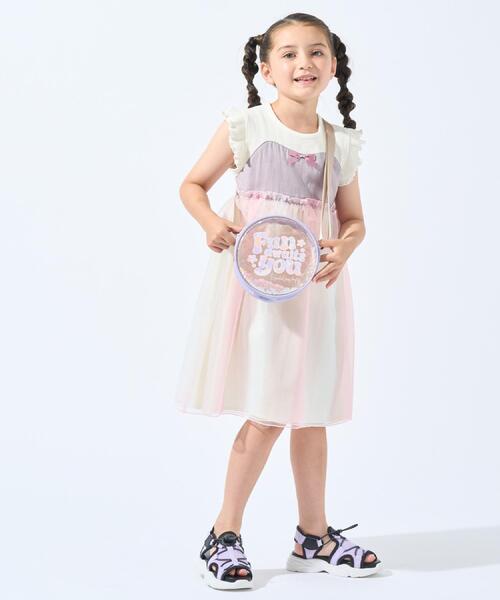 SHOO・LA・RUE(シューラルー)の「PVCラウンドポシェット(ショルダーバッグ・キッズ・サックスブルー/パープル・00)」の11枚目の写真