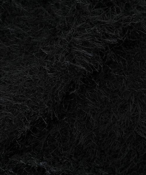 le.coeur blanc（ルクールブラン）の「シャギーUネックベスト（ベスト・レディース・ブラック/グレイッシュベージュ・38）」の20枚目の写真