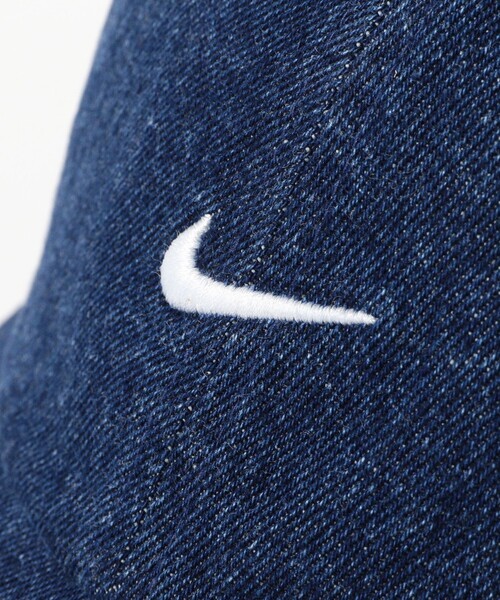 B:MING by BEAMS（ビーミングバイビームス）の「NIKE / クラブ アンストラクチャード デニム キャップ（キャップ・レディース・ブラック/インディゴブルー・S/M）」の6枚目の写真