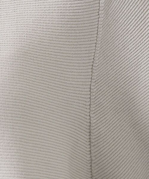 OPAQUE.CLIP（オペークドットクリップ）の「ガーターボリュームスリーブニット【UVケア/洗濯機洗い可】（ニット/セーター・レディース・ブラック/レッド系1/チャコールグレー/ライトグレー/パープル・36/38/40/42/34）」の8枚目の写真