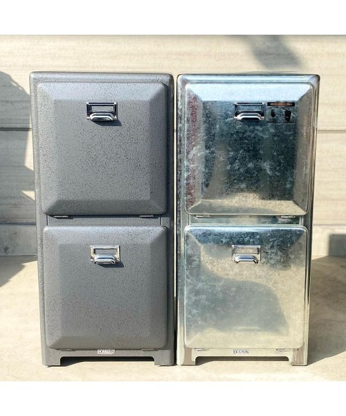 DULTON(ダルトン)の「TRASH CAN DOUBLE DECKER/ゴミ箱 2段(ダストボックス・メンズ・イエロー/グレー/アイボリー・FREE)」の6枚目の写真