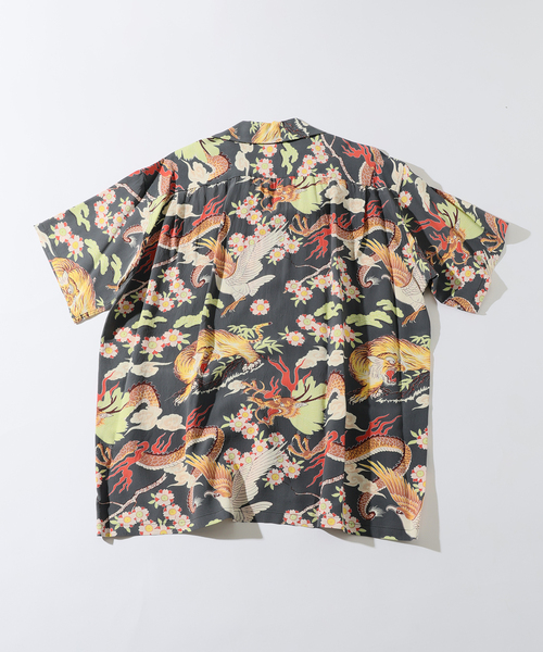 SUN SURF(サンサーフ)の「SUN SURF / サンサーフ ザ トライアングラー ファイト(シャツ/ブラウス・メンズ・ブラック・X-LARGE/LARGE)」の6枚目の写真