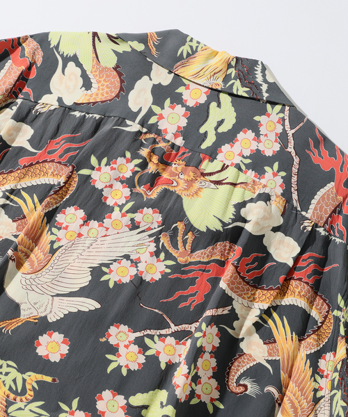 SUN SURF(サンサーフ)の「SUN SURF / サンサーフ ザ トライアングラー ファイト(シャツ/ブラウス・メンズ・ブラック・X-LARGE/LARGE)」の8枚目の写真